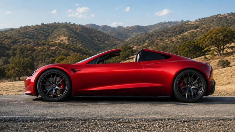 Tesla проведет трансляцию презентации Roadster 15 октября