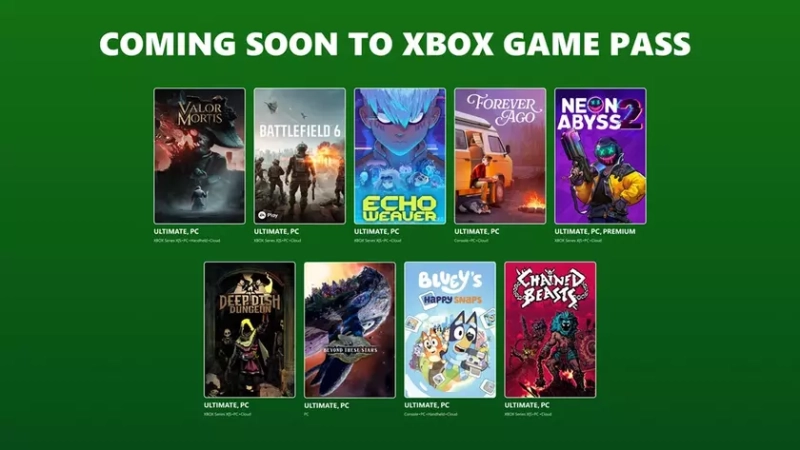 XBOX Game Pass: откройте для себя игровые хиты
