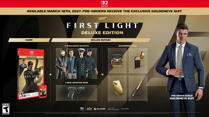 Версия 007 First Light для Nintendo Switch 2 получила точную дату релиза и специальный трейлер