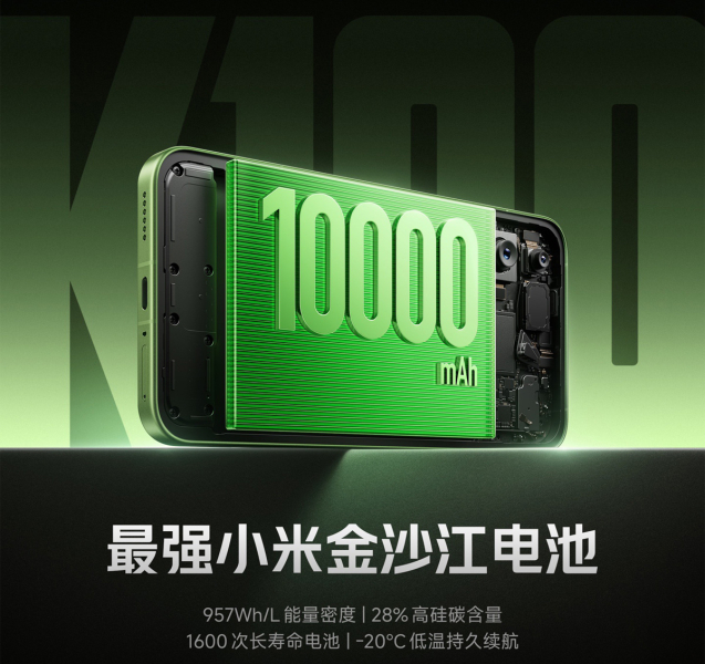 Защита IP68 и камера Light Hunter 800: появились новые подробности о характеристиках Redmi K100